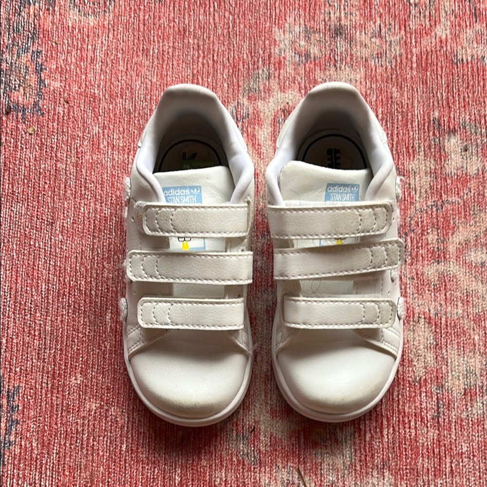 SOLD | Adidas Stan Smith x Hello Kitty White Velcro Sneakers